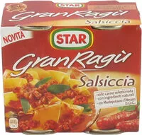 Mängden socker i Star Granragu' Salsiccia GR. 180X2