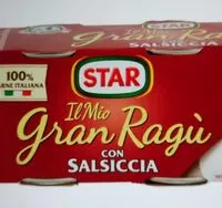 Mängden socker i Star il mio gran ragù con salsiccia