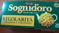 Mängden socker i Sogni D'oro Tisana Regolarita'