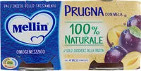 Mängden socker i Prugna con mela naturale omogeneizzato