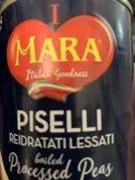 Mängden socker i piselli