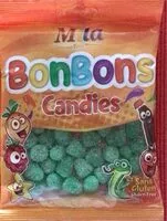 Mängden socker i Bonbons candies