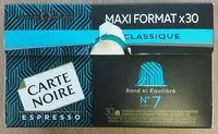 Mängden socker i Café 100% arabica en capsule.