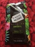 Mängden socker i Café moulu pur arabica Sélection Brésil
