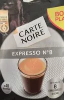 Mängden socker i EXPRESSO N°8