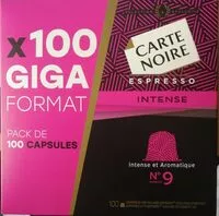 Mängden socker i Capsules compatibles Nespresso Carte Noire Intense