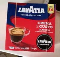 Mängden socker i Lavazza crema e gusto