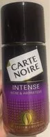 Mängden socker i Carte noir intense