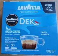 Mängden socker i Lavazza Dek