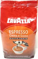 Mängden socker i Crema e gusto forte espresso caffè grani