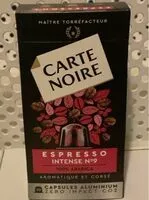Mängden socker i Espresso intense n.9