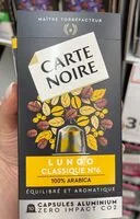 Mängden socker i Lungo classique