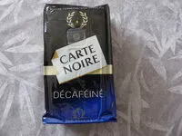 Mängden socker i carte noire