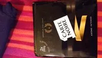 Mängden socker i Café moulu pur arabica