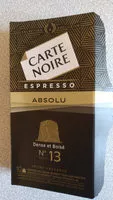 Mängden socker i Espresso Absolu