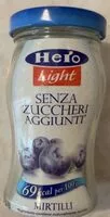 Mängden socker i Hero Light Confettura Mirtilli