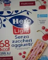 Mängden socker i Hero light frutti rossi