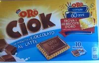 Mängden socker i Ciok con tavoletta di cioccolato al latte