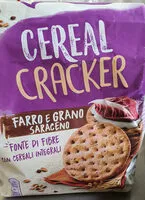 Mängden socker i Cereal cracker farro e grano saraceno