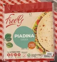Mängden socker i piadina classica