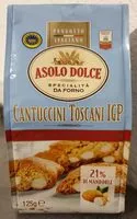 Mängden socker i Cantuccini Toscani IGP