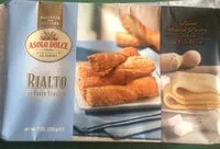 Mängden socker i Rialto di pasta sfoglia