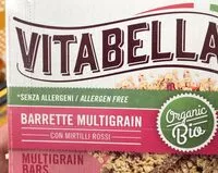 Mängden socker i Barrette multigrain con mirtilli rossi bio