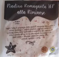 Mängden socker i Piadina Romagnola Igp alla Riminese