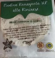 Mängden socker i Piadina Romagnola IGP alla Riminese