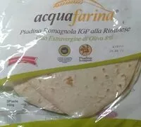 Mängden socker i Piadina Romagnola IGP alla riminese