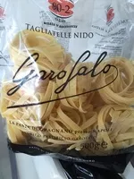 Mängden socker i tagliatelle nido igp