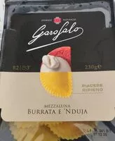 Mängden socker i Mezzaluna burrata e nduja