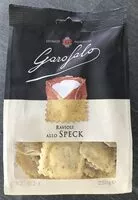 Mängden socker i Ravioli allo speck