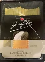 Mängden socker i Raviolo Ricotta e Spinaci