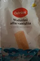 Mängden socker i Waferini alla vaniglia
