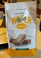 Mängden socker i Cabrioni Waferini Alla Nocciola 400G