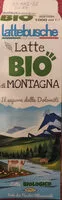 Mängden socker i Latte bio di montagna