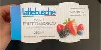 Mängden socker i Yogurt intero frutti di bosco