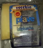 Mängden socker i Formaggio Piave dop vecchio