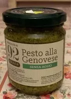 Mängden socker i Pesto alla genovese senza aglio