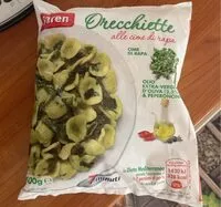 Mängden socker i Orecchiette alle cime di rapa