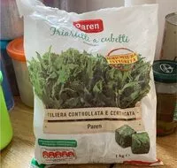 Mängden socker i Friarielli a cubetti