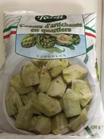 Mängden socker i Coeurs d'artichauts