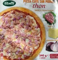 Mängden socker i Pizza Cuite Sur Pierre Thon Edam Oignon Rouge Rolli 340 G
