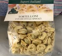 Mängden socker i Tortelloni con ricotta e spinavi