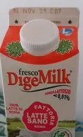 Mängden socker i DigeMilk fresco senza lattosio