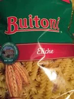 Mängden socker i Nudeln Buitoni Eliche 116