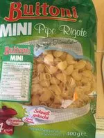 Mängden socker i Mini Pipe Rigate