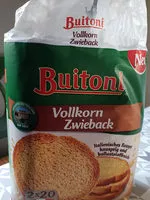 Mängden socker i Zwieback, Vollkorn