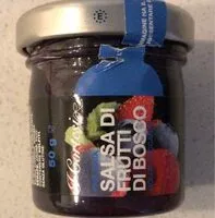 Mängden socker i Salsa di frutti di bosco